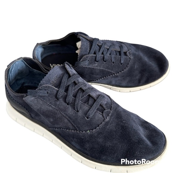 Vionic 355 Taylor  Navy Suede Lace Up  Casual Size 10 - Picture 1 of 8